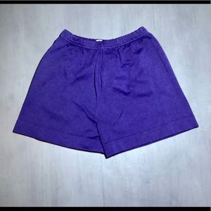 Vintage Danskin | Women’s Knit Shorts | Navy Blue | Size 9-11 | 100% Nylon